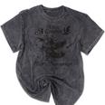 Raccoon Grey Mineral Wash T-Shirt - Trendy Short Sleeve for Adults Mineral Black