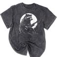 Raccoon Guitarist Tee - Mineral Wash T-Shirt | Moonlit Music Meme Mineral Black