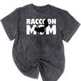 Raccoon Lover Mom - Animal Tee in Mineral Wash | Mother's Day Gift Mineral Black