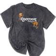 Raccoon Whisperer Unisex T-Shirt | Cute Mineral Wash for Lovers Mineral Black