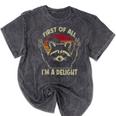 Sarcastic Raccoon Lover Mineral Wash Unisex T-Shirt Mineral Black