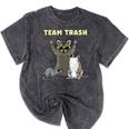 Team Trash Animal Gang Mineral Wash Unisex T-Shirt Mineral Black