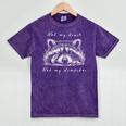 Baby Raccoon Mineral Wash T-Shirt - Cute Unisex Design Mineral Purple