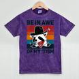 Be In Awe Autism Raccoon Vintage Mineral Wash T-Shirt Mineral Purple