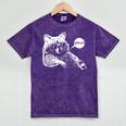 Bruh Raccoon Meme T-Shirt - Teens' Slang Style | Mineral Wash Mineral Purple