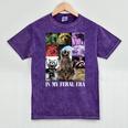 In My Feral Era Awesome Raccoon Raccoon Cringy Meme Mineral Wash Tshirts Mineral Purple