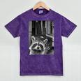 All Of My Flabbers Are Gasted Raccoon Mineral Wash Tshirts Mineral Purple
