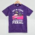 Get In Loser Meme Tee - Mineral Wash | Raccoon Opossum Vibes Mineral Purple