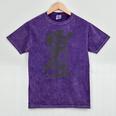 Raccoon Cowboy Graphic Tee | Unisex Mineral Wash T-Shirt Mineral Purple