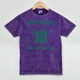 Raccoon Cowboy Sarcastic T-Shirt - Mineral Wash | Unique Style Mineral Purple