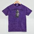Raccoon Cowboy Unisex T-Shirt - Mineral Wash - Fun Western Theme Mineral Purple