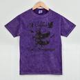 Raccoon Grey Mineral Wash T-Shirt - Trendy Short Sleeve for Adults Mineral Purple