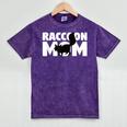 Raccoon Lover Mom - Animal Tee in Mineral Wash | Mother's Day Gift Mineral Purple