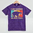 Raccoon Lover Unisex Mineral Wash T-Shirt - Perfect for Introverts Mineral Purple