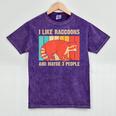 Raccoon Lover Unisex T-Shirt – Mineral Wash for Introverts Mineral Purple