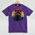 Raccoon For Mapache Marten Raccoon Mineral Wash Tshirts Mineral Purple