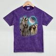 Raccoon Moon Mineral Wash T-Shirt - Men, Women, Kids Mineral Purple