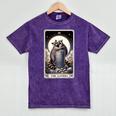 Raccoon Tarot 'The Lovers' Unisex Mineral Wash T-Shirt - Mystic Vibe Mineral Purple
