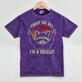 Sarcastic Raccoon Lover Mineral Wash Unisex T-Shirt Mineral Purple