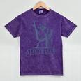 Stay Trashy Raccoon | Women's Halloween Mineral Wash T-Shirt Mineral Purple