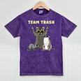 Team Trash Animal Gang Mineral Wash Unisex T-Shirt Mineral Purple
