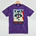 Trash Panda Raccoon Lover Poster Animal Mineral Wash Tshirts Mineral Purple