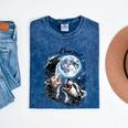 Animal Meme T-Shirt - Three Opossum Raccoon Skunk - Mineral Wash Mineral Navy