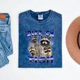 Autistic Raccoon Rizz Meme | Mineral Wash Unisex T-Shirt Mineral Navy