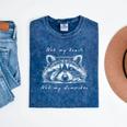 Baby Raccoon Mineral Wash T-Shirt - Cute Unisex Design Mineral Navy