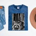 All Of My Flabbers Are Gasted Raccoon Mineral Wash Tshirts Mineral Navy