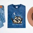 Funny Racoon Mineral Wash Unisex T-Shirt - It's Called 'Trash Can' Mineral Navy