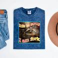 Life Is Soup Funny Raccoon Meme T-Shirt - Unique Mineral Wash Style Mineral Navy