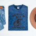Raccoon 'Hang On' Sarcastic Tee - Unisex Mineral Wash Shirt Mineral Navy