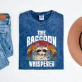 Raccoon Lover Mineral Wash Tee - Retro Vintage Style for Unisex Mineral Navy