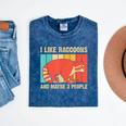 Raccoon Lover Unisex T-Shirt – Mineral Wash for Introverts Mineral Navy