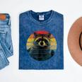 Raccoon For Mapache Marten Raccoon Mineral Wash Tshirts Mineral Navy