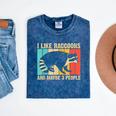 Raccoon For Men Women Raccoon Lover Introvert Mineral Wash Tshirts Mineral Navy