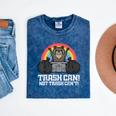 Raccoon Street Cat | Mineral Wash Unisex T-Shirt for All Ages Mineral Navy