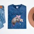 Raccoon Trash Panda Tee - Humorous Unisex Mineral Wash T-Shirt Mineral Navy