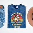 Trash Raccoon Lovers Mineral Wash Unisex T-Shirt - Vintage Style Mineral Navy
