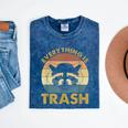 Vintage Raccoon Lovers Mineral Wash T-Shirt | Everything Is Trash Mineral Navy