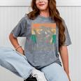 Adopt A Street Cat Tee - Animal Lover's Mineral Wash T-Shirt Mineral Gray