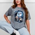 Animal Meme T-Shirt - Three Opossum Raccoon Skunk - Mineral Wash Mineral Gray