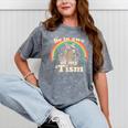 Autism Awareness Raccoon Tee - Unique Mineral Wash Design Mineral Gray