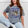 Autistic Raccoon Rizz Meme | Mineral Wash Unisex T-Shirt Mineral Gray