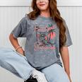 Feral Raccoon Summer Vacation | Mineral Wash Unisex T-Shirt Mineral Gray