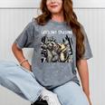 Let's Get Trashed Raccoon And Opossum Drinking Beer Mineral Wash Tshirts Mineral Gray