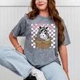 Possum & Raccoon 'Adopt A Cat' Team T-Shirt - Mineral Wash - Animal Lovers Mineral Gray