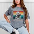 Raccoon Captain Vintage Tee - Tight Shipwreck Mineral Wash Unisex T-Shirt Mineral Gray