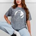 Raccoon Guitarist Tee - Mineral Wash T-Shirt | Moonlit Music Meme Mineral Gray